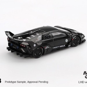 ماکت ۱:۶۴ لامبورگینی Lamborghini LB-Silhouette WORKS MURCIELAGO GT Evo Black ,Mini GT