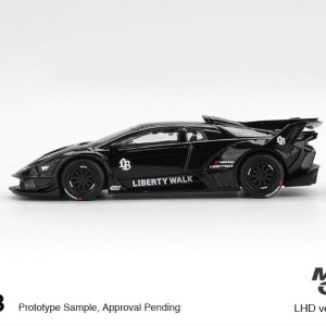 ماکت ۱:۶۴ لامبورگینی Lamborghini LB-Silhouette WORKS MURCIELAGO GT Evo Black ,Mini GT