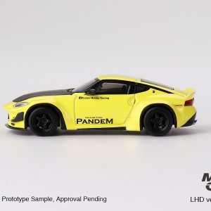 ماکت ۱:۶۴ نیسان Nissan Z Pandem Ikazuchi Yellow ,Mini GT