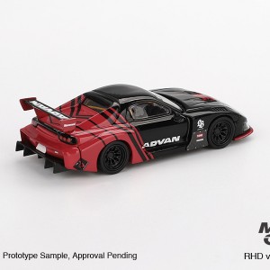 ماکت ۱:۶۴ مزدا Mazda RX-7 LB-Super Silhouette Advan ,Mini GT