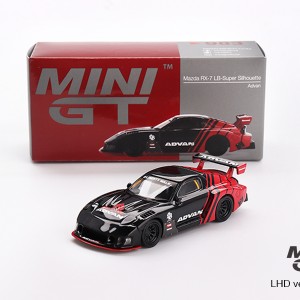 ماکت ۱:۶۴ مزدا Mazda RX-7 LB-Super Silhouette Advan ,Mini GT کد 983