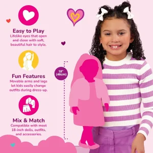 عروسک دخترانه 46 سانتیمتری Our Generation مدل Sienna کد 261600