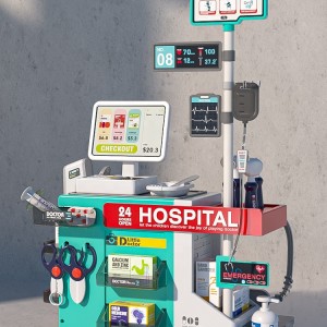 ست اسباب بازی میز پزشکی و بیمارستان 49 تکه Mini Medical Counter مدل 660/95/96