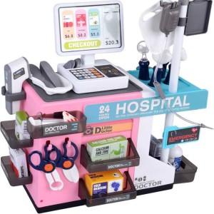 ست اسباب بازی میز پزشکی و بیمارستان 49 تکه Mini Medical Counter مدل 660/95/96