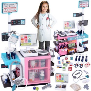 ست اسباب بازی میز پزشکی و بیمارستان 49 تکه Mini Medical Counter مدل 660/95/96