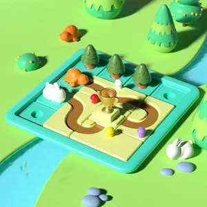 پازل طرح خرگوش و لاکپشت هولاتویز