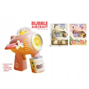 تفنگ حباب ساز صورتی