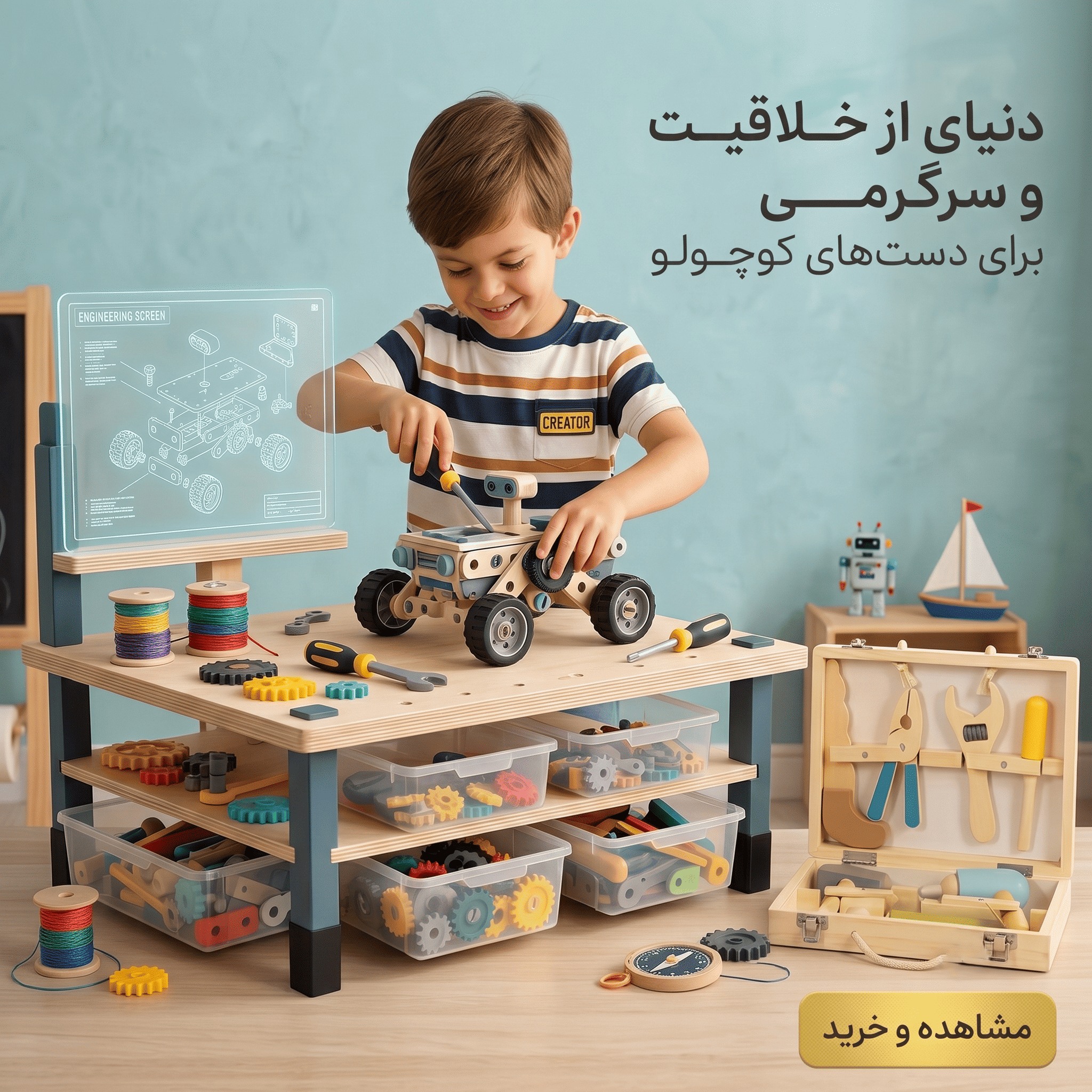 اسباب بازی خلاقیت و سرگرمی