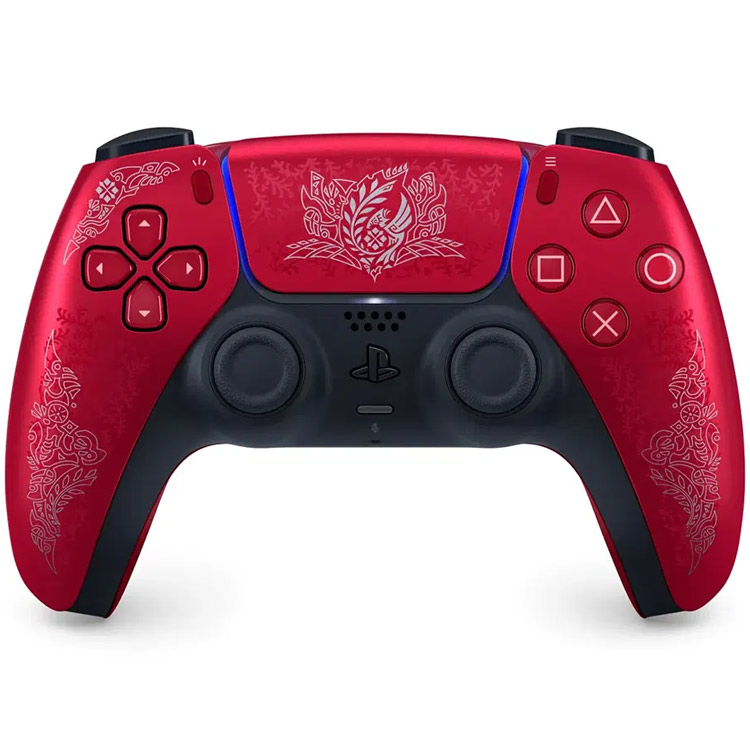 دسته کاستوم ps5 DualSense  طرح Monster Hunter Wilds Limited edtion