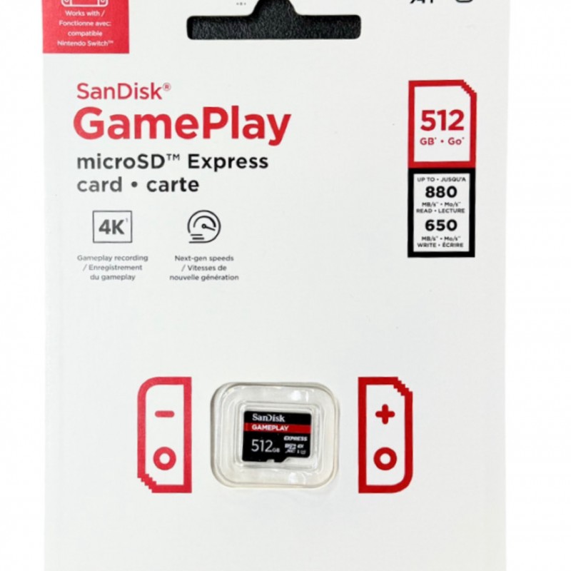 خرید ماکرو اس دی MicroSD Express 512 G برای Nintendo switch 2
