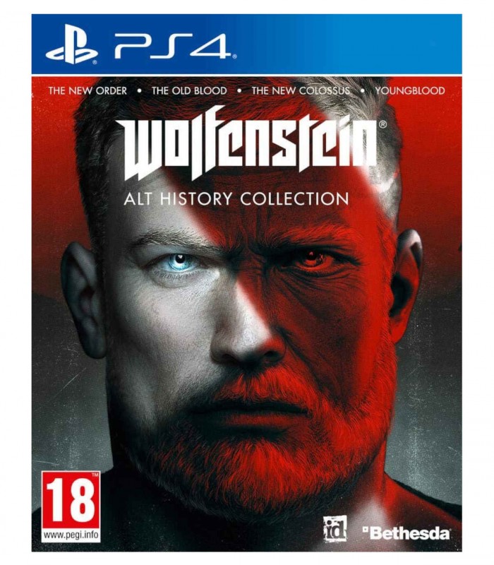 بازی wolfenstein alt history collection برای PS4