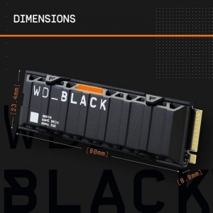 خرید WD_BLACK SN850X NVMe SSD with Heatsink 1TB