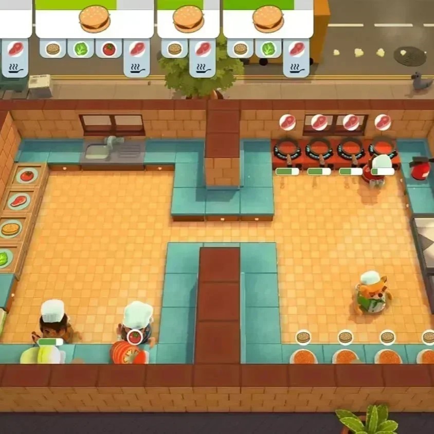 محیط بازی Overcooked 2