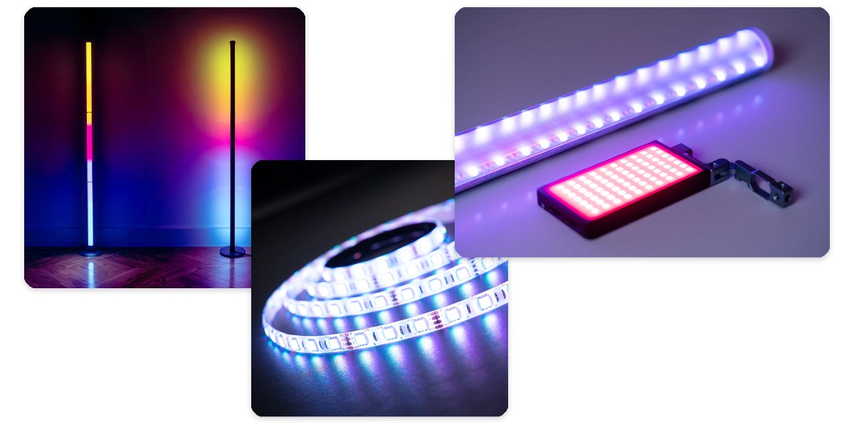 خرید نور RGB 