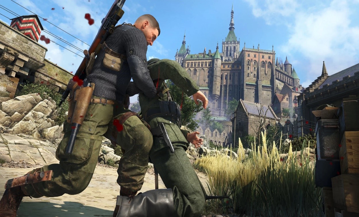 گیم پلی بازی sniper elite 5