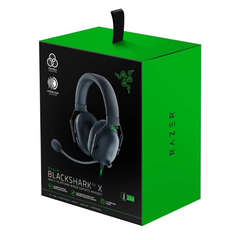 خرید هدست Razer مدل Black Shark V2 X رنگ مشکی