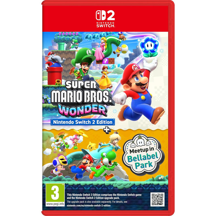 خرید بازی Super Mario Bros. Wonder برای Nintnedo Switch 2 و بسته دانلودی Meetup in Bellabel Park
