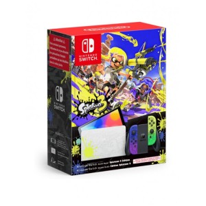 کنسول بازی نینتندو سوییچ OLED طرح Splatoon 3 Edition