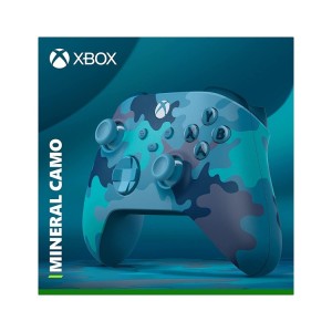 دسته ایکس باکس آبی ارتشی  طرح Mineral Camo