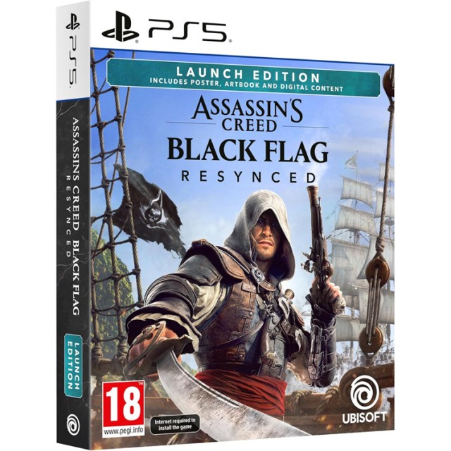 خرید بازی Assassin's Creed Black Flag Resynced نسخه Lunch Edition برای Ps5