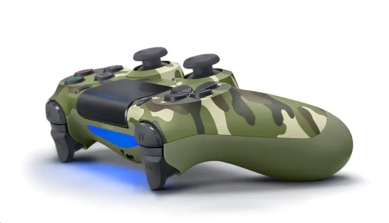 دسته ps4 اورجینال تولید جدید-سبز ارتشی