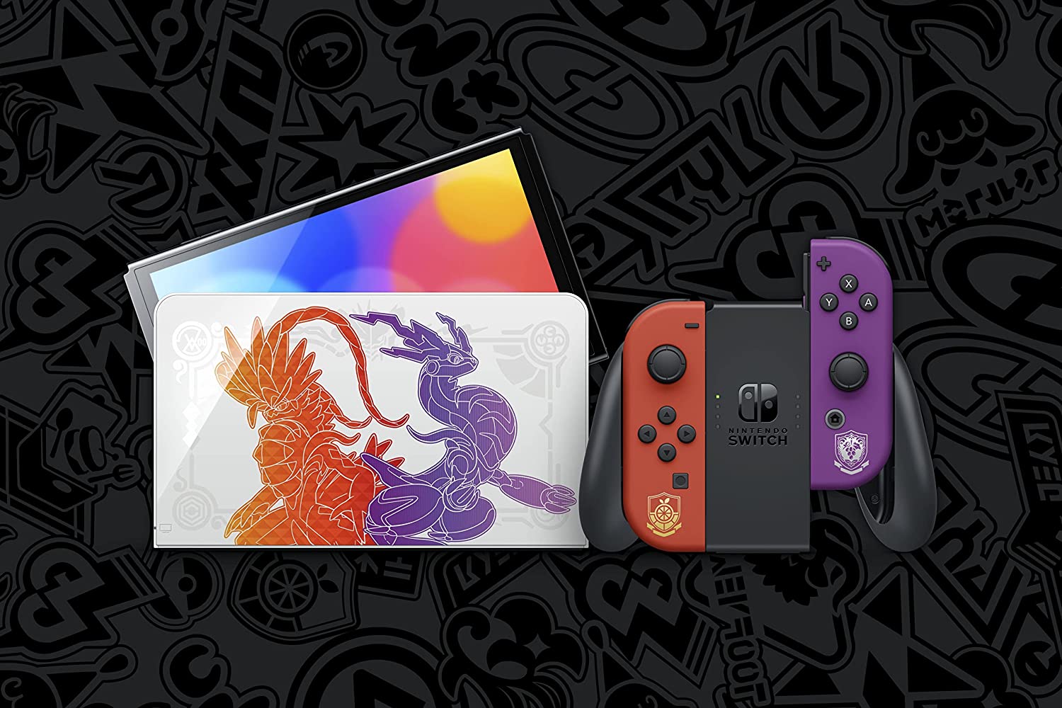 نینتندو سوییچ OLED نسخه محدود بازی Pok&eacute;mon Scarlet & Violet