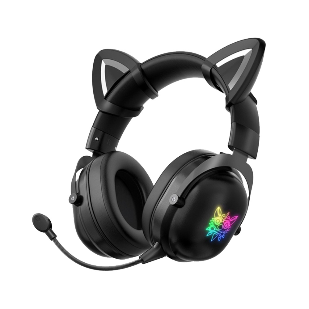 هدست Onikuma X11 با گوش گربه&zwnj;ای_ سفید