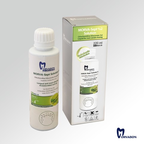 محلول کلرهگزیدین 2٪ مروابن 220میل Morva-Sept Clorhexidine Solution