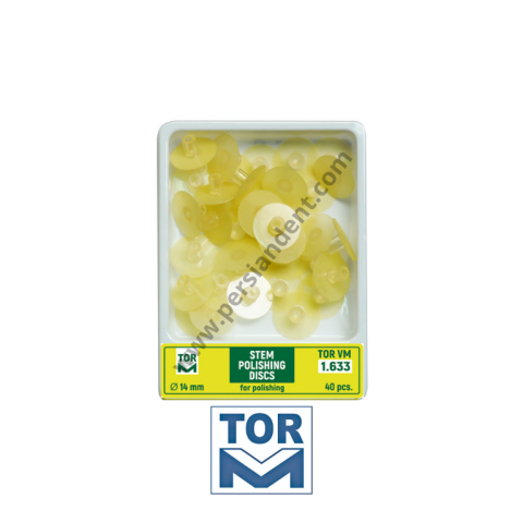 دیسک پرداخت بدون مرکز 40عددیtorvm STEM POLISHING DISCS