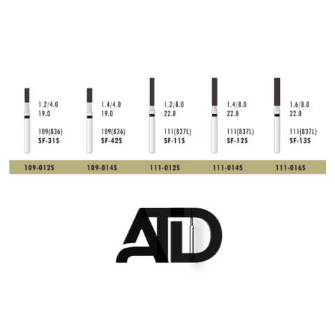 فرز الماسه دور مشکی  ATD Flat End Cylinder