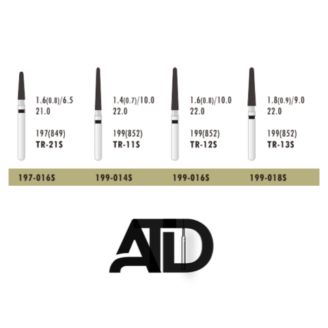فرز الماسه دور مشکی  ATD Round End Cone