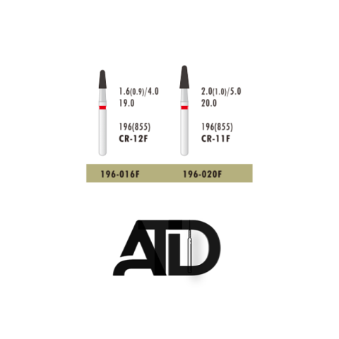 فرز الماسه دور قرمزATD Round End Cone