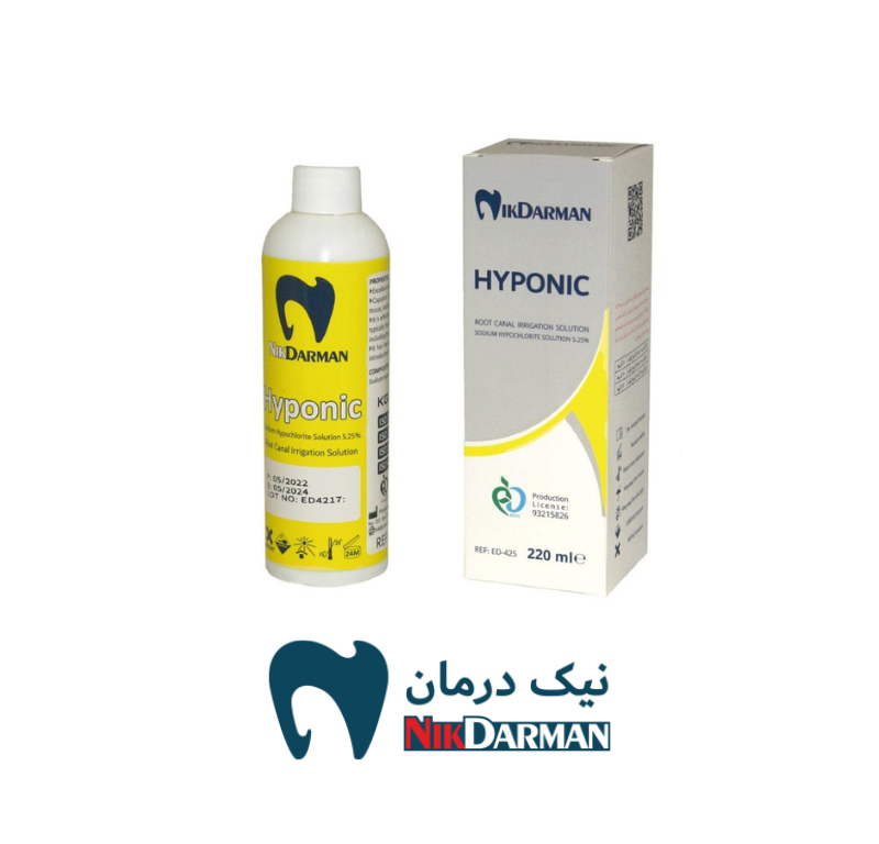 هیپوکلریت سدیم  نیک درمان5.25 %