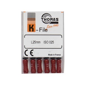 فایل دستی طول 25میلthomas /K-File