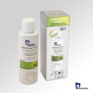 محلول کلرهگزیدین 2٪ مروابن 220میل Morva-Sept Clorhexidine Solution