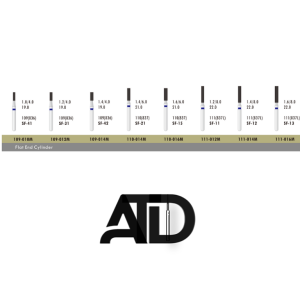 فرز  الماسه دور آبی  ATD Flat End Clylinder