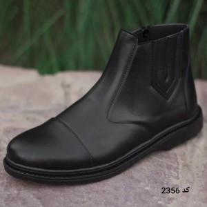 کفش نیم بوت مردانه اسپرت مدل QP مشکی زیره طبی