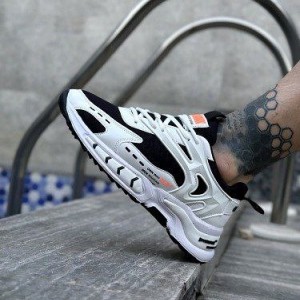کفش کتونی اسپرت مدل +008 ترند مردانه و پسرانه شیک و جدید سفید مشکی با ارسال رایگان 3641