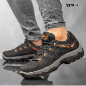 کفش کتونی اسپرت مدل هامتو مردانه شیک و با دوام  مشکی  با ارسال رایگان  3379