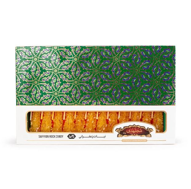 نبات زعفرانی نی دار 24 عددی تذهیب هدیه مجتهدی