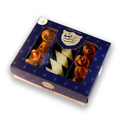 باقلوا گل و لوز جعبه کادویی قزوین