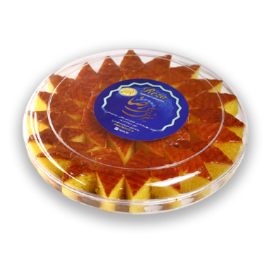 کیک شربتی زعفرانی طلق