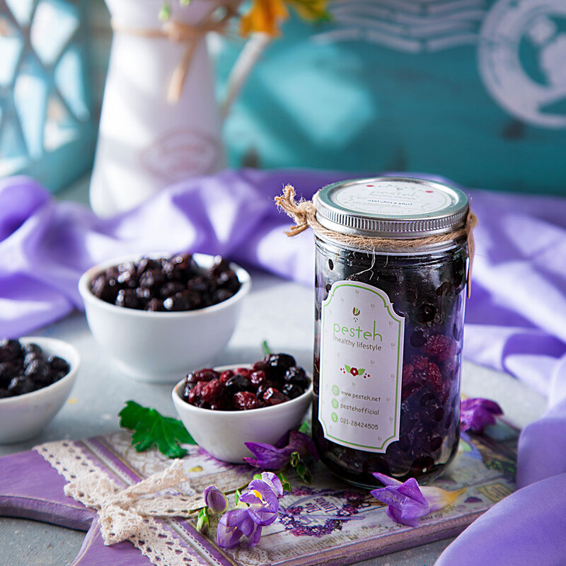 مخلوط آلبالو و زغال اخته