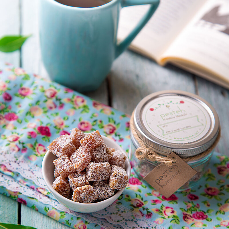 لقمه شیرین با مغز گردو و انجیر