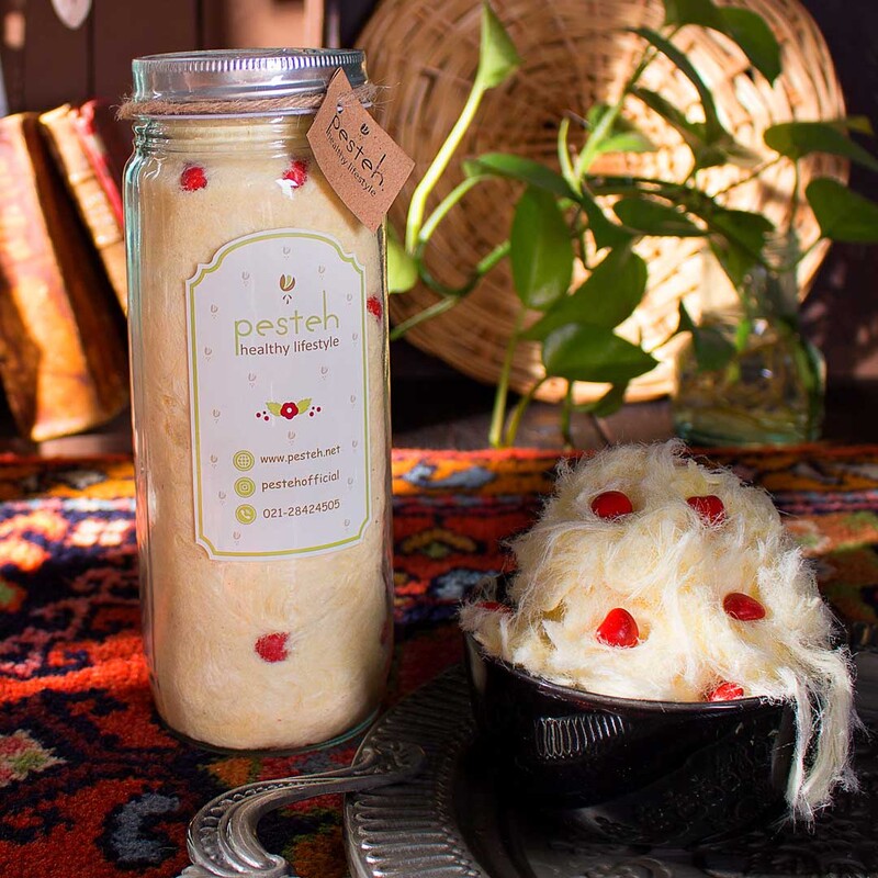 پشمک زعفرانی