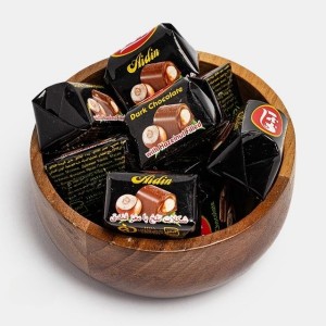 شکلات لاو فندقی تلخ آیدین