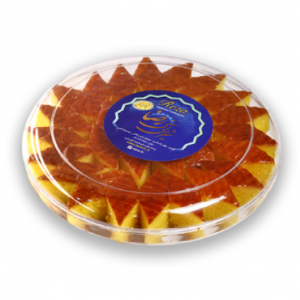 کیک شربتی زعفرانی طلق