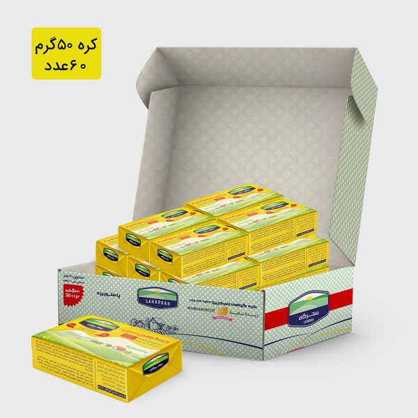کره گیاهی سحرگاه 50 گرم (60 عدد)