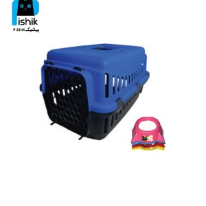 باکس حمل حیوانات سگ و گربه سایز 2 بنیمو  benimo با درب پلاستیکی