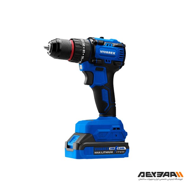 دریل شارژی 20 ولت ویوارکس مدل VR2010V-IBL